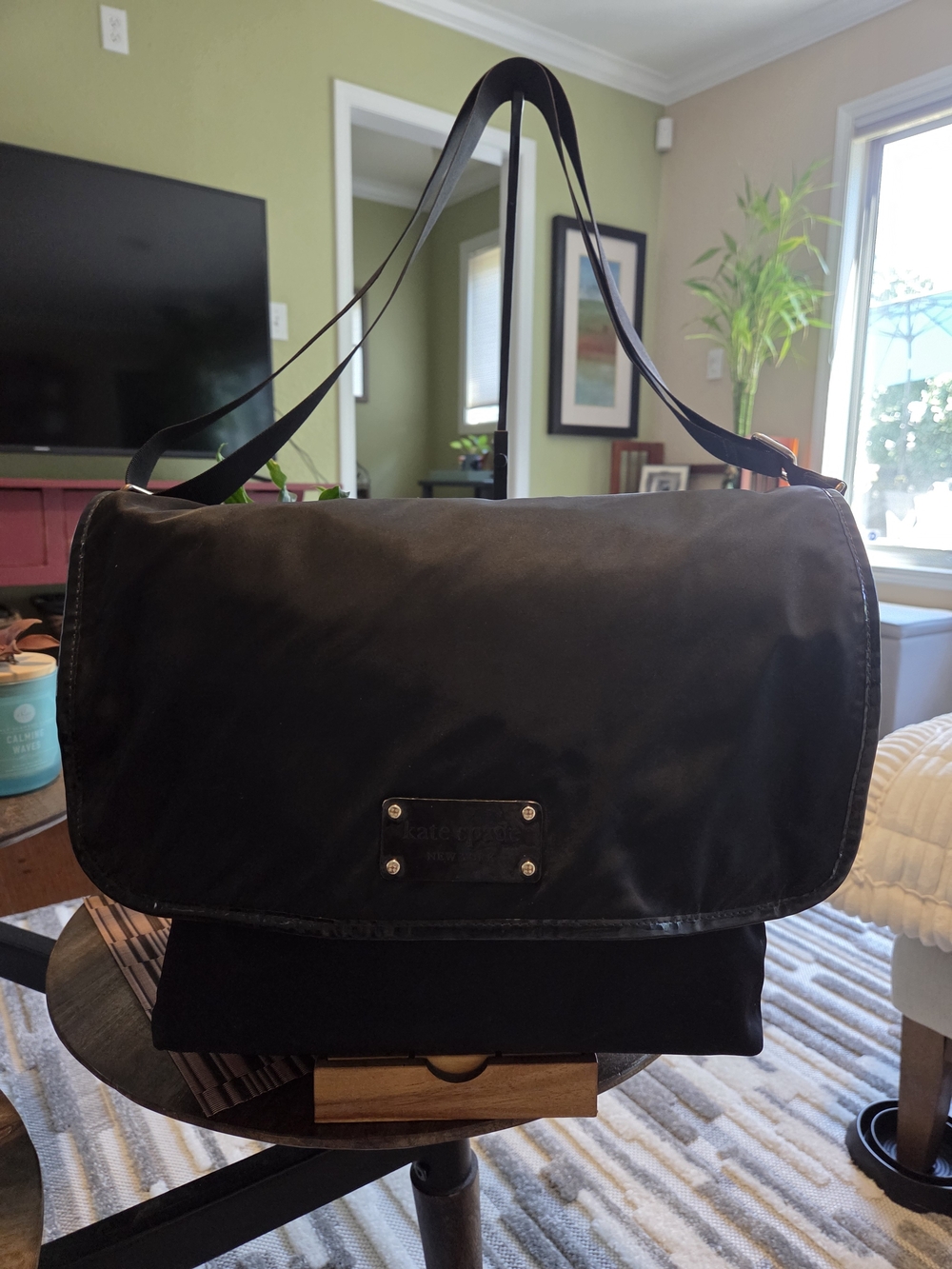 Kate Spade Messenger Bag - Classic Nylon Shoulder/Crossbody Bag